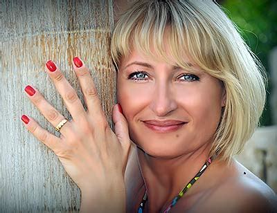 Amazing Single Women From Ukraine Krivoy Rog Svetlana 55 Yo Hair