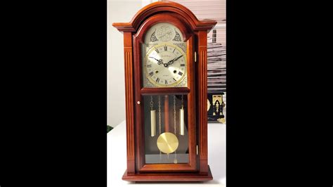 Vintage 31 Day Tempus Fugit James C Huntington Chime Wall Clock Item