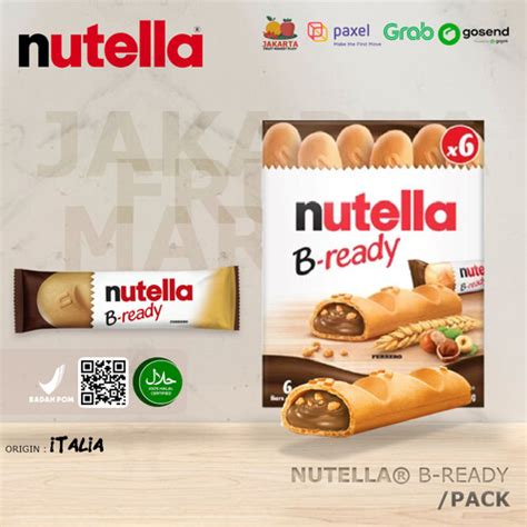 Jual NUTELLA B READY HALAL Wafer Ferrero Biskuit Jakarta Utara