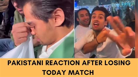 Pakistan Fans Reaction After Losing Today Match Against India Saqib