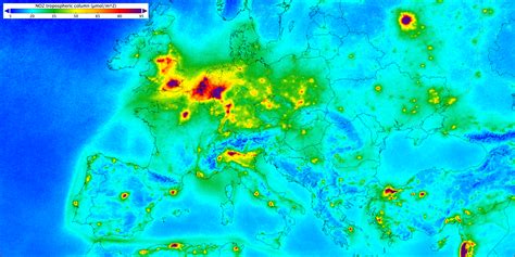 Space In Images 2019 03 Nitrogen Dioxide Over Europe