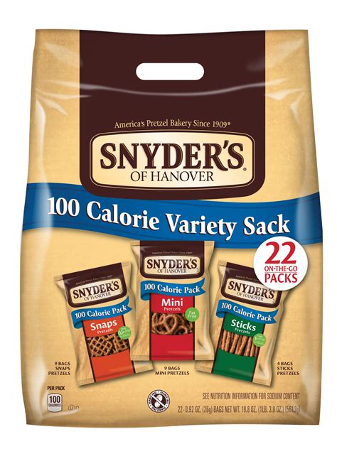 Snyder S Of Hanover Calorie Pretzel Variety Pack Ct Oz