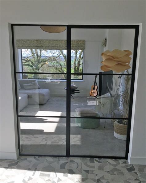 Steel Framed Internal Doors Create An Elegant Room Divide