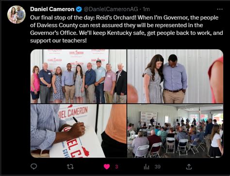 Basedkartveli On Twitter Daniel Cameron Has Been Campaigning