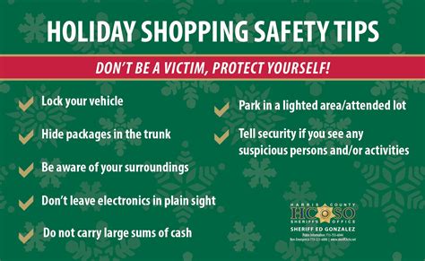 Holiday Security Tips For Shopping