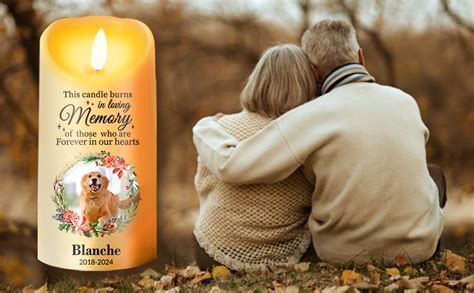 amazoncom bllkloruek personalized memorial candle custom  loss
