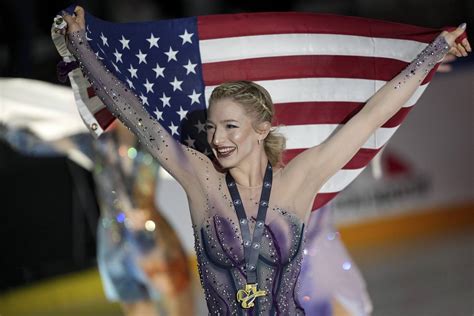 Amber Glenn Overcomes A Fall To Win Her First Grand Prix Figure Skating