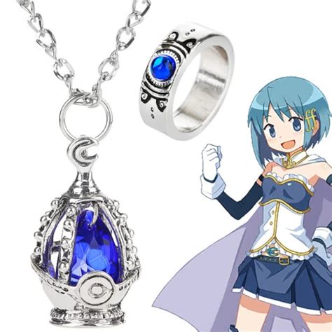 Puella Magi Madoka Magica Soul Gem Necklace And Ring Jewelry Etsy