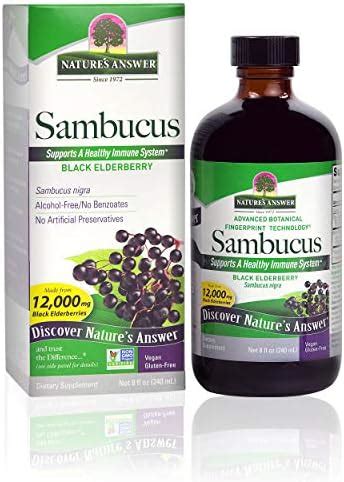 Amazon Natures Way Sambucus Elderberry Traditional Immune Syrup