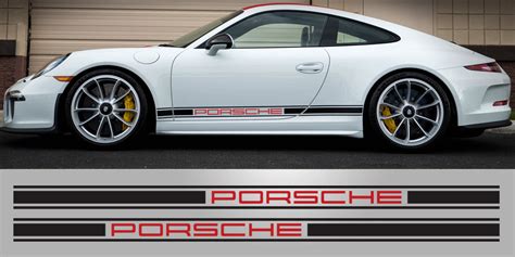 Porsche Door Stripes And Porsche Gt4 Checker Stripe