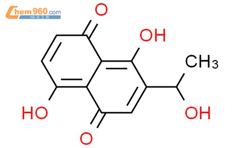 641609 37 2 1 5 NAPHTHALENEDIONE 4 8 DIHYDROXY 3 1 HYDROXYETHYL 化学式