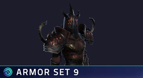 Demon Hunter Armor Set Stylized RPG In Characters UE Marketplace