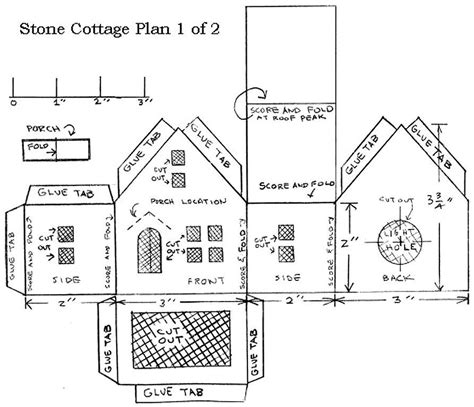 Cardboard House Template