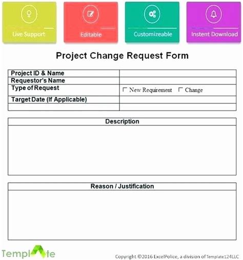 Change Management Template Excel