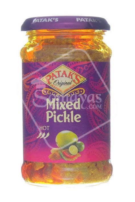Patak S Mixed Pickle Hot 283g Hallans