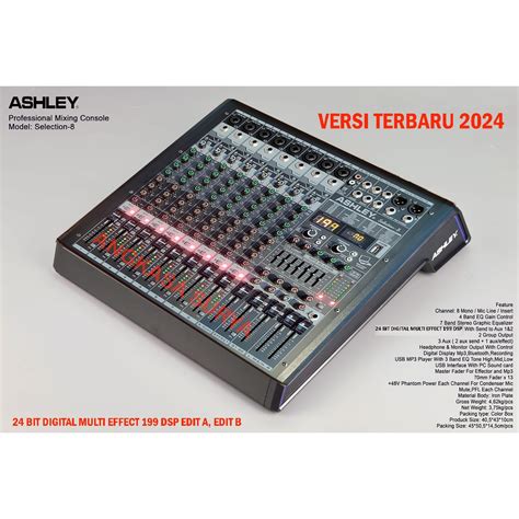 Jual Mixer Ashley Selection Original Mixer Audio Ashley Selection