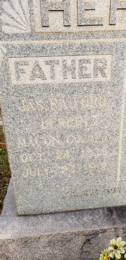 James Raiford Herrin Memorial Find A Grave