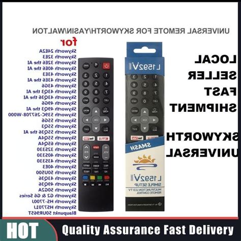 Universal For All Skyworth Coocaa Android Smart Tv Remote With Netflix