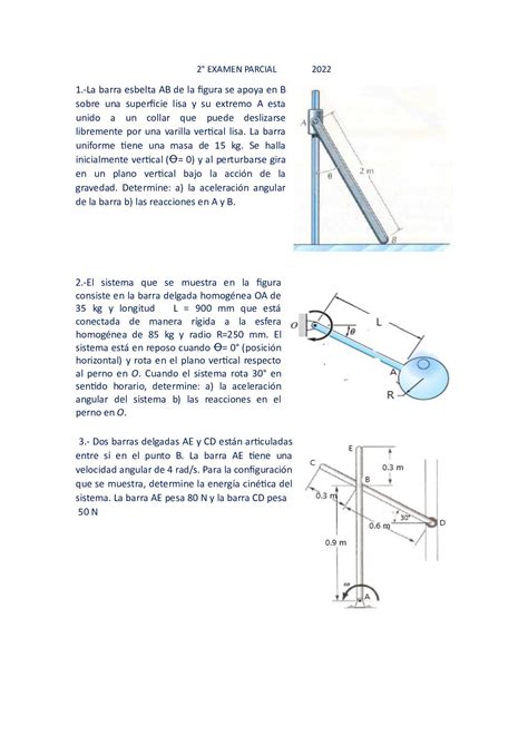 Una Esfera De Kg Es Soltada Como Muestra La Figura Despreciando The