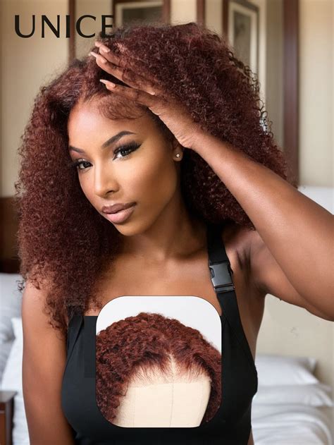 Unice Hair Bye Bye Knots Pre Cut Lace Wear Go Glueless Wig Reddish