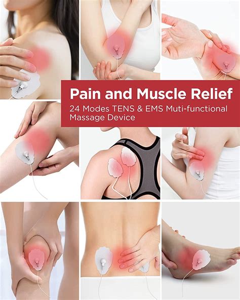 Tenker Tens Ems Unit Muscle Stimulator Modes Pain Relief Muscle