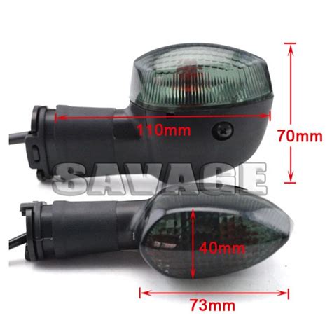 Motorcycle Blinker Turn Signal Light Indicator Lamp For Yamaha Mt