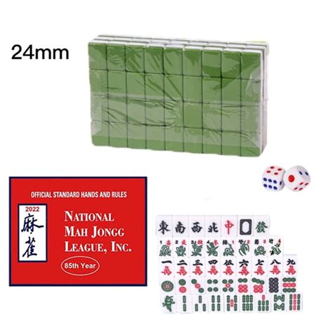 Autrucker Mini Mahjong Set Chinese Mahjong Card Set With Portable