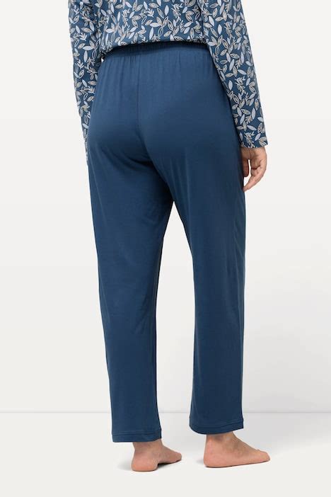 Pantalon De Pyjama Couleur Unie Jambe Droite Pyjamas Sleepwear