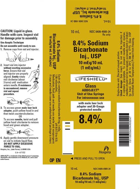 Sodium Bicarbonate: Package Insert / Prescribing Information