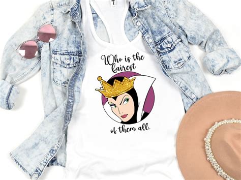 Evil Queen Shirt Disney Villain Shirts For Women Villain Etsy