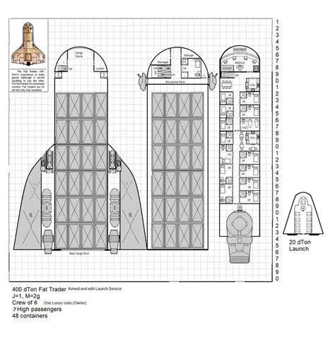 Deck Plan Available As A PDF Upon Request Traveller Rpg Star Ship