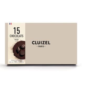 Coffret 15 chocolats noir Michel CLUIZEL Plaisirs et Délices