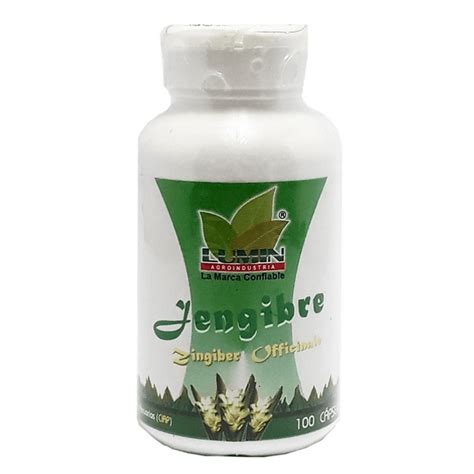 Jengibre Zingiber Officinale Capsulas