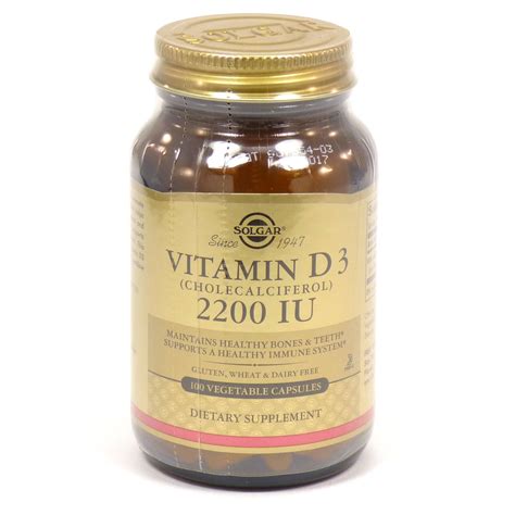 Solgar Vitamin D Cholecalciferol Mcg Iu Vegetable Capsules