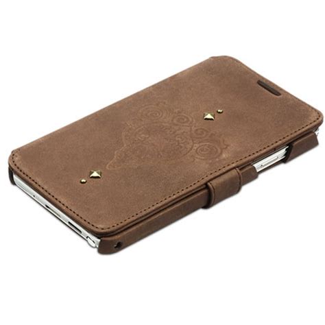 Zenus Retro Vintage Diary Case For Samsung Galaxy Note 3 Brown