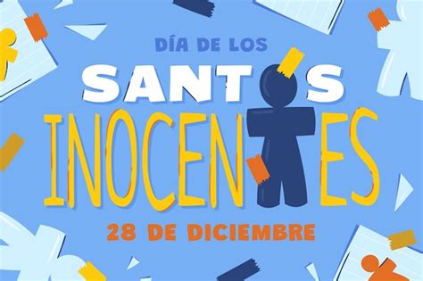 Free Vector Hand Drawn Flat Dia De Los Santos Inocentes Background