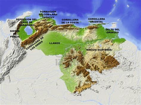 Mapa Fisico De Relieve De Venezuela Shop Innoem Eng Psu Ac Th