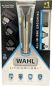 Wahl Iones De Litio De Acero Inoxidable Multiusos Para Hombre