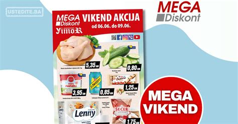 Mega Diskont Vikend Akcija 6 9 6 2024 Ustedite Ba