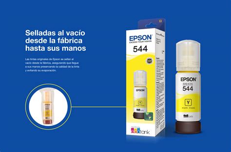 Botellas De Tinta Epson Ecofit Color Cian Magenta Y Amarillo T544 3