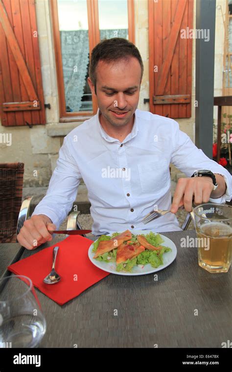 Man Eating Dinner Hi Res Stock Photography And Images Alamy