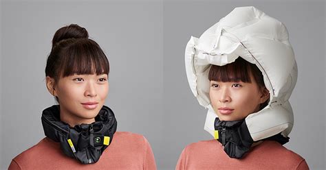 the 'world's safest' bike helmet is an airbag inside a collar