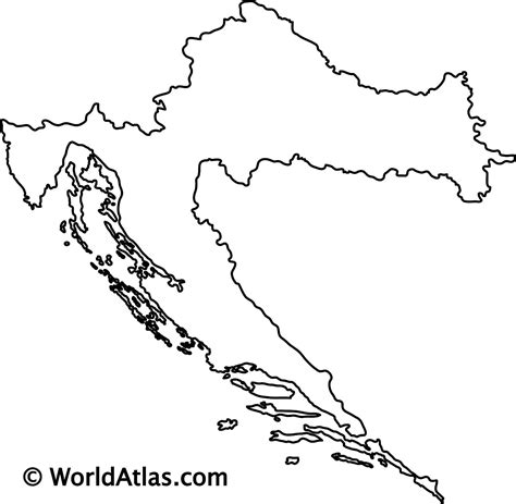 Mapas De Croacia Atlas Del Mundo