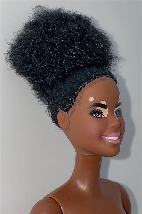 Barbie Fashionistas Made To Move Hybrid Nude Aa Doll Vitiligo