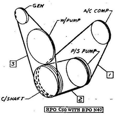 1976 Chevy 350 V Belt Diagram