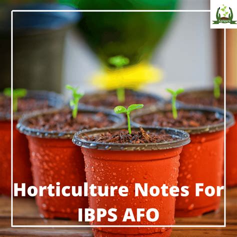 Horticulture Notes For Ibps Afo Agri Guru