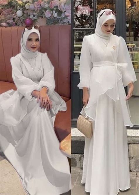 Jual Maxi Dress Wanita Baju Pesta Kondangan Modern Premium Mewah