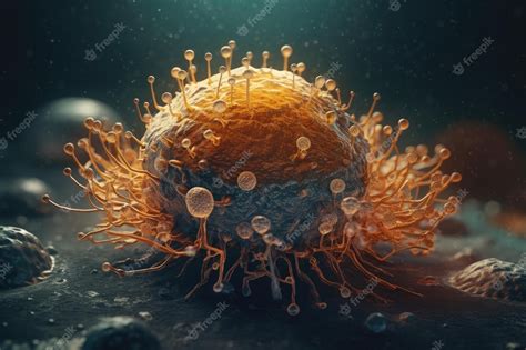 Premium Ai Image Macrophage Devouring Bacteria A Cinematic 3d