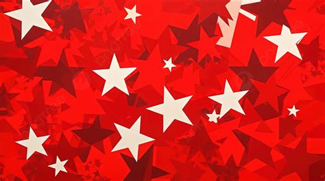 Red Red White Stars On A Red Background, Picture Of Red Stars ...