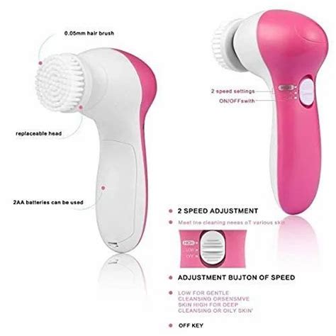 Multicolor Plastic 5 In 1 Face Massager For Professional Battery Powered At Rs 100piece In Meerut